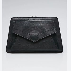 Proenza Schouler Black Leather PS13 Clutch bag